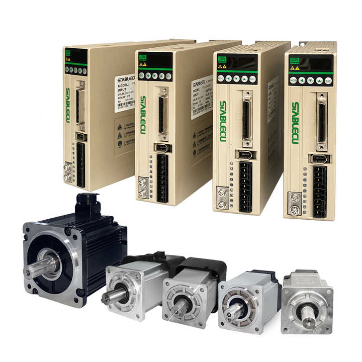 AC Servo Motor 3000RPM 220V 4Nm 131mm Mini Frequency In-Servo for Sewing Machines 750W 2.2kW Three-Phase STABLECU