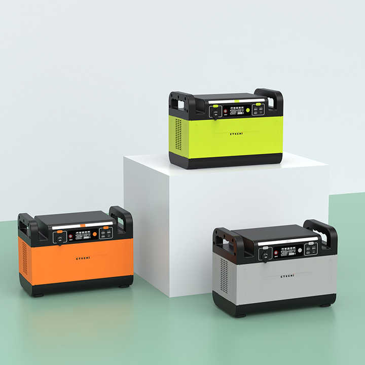 CTECHi 1500W High-Power Wireless Fast Charging Power Station with Li-ion Battery for Home & Outdoor Use