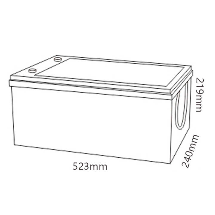 MHB MMD180-12 Solar System Power Deep Cycle 12V 180Ah Sealed AGM Battery for Energy Storage UPS Medical Equipment Wind Systems