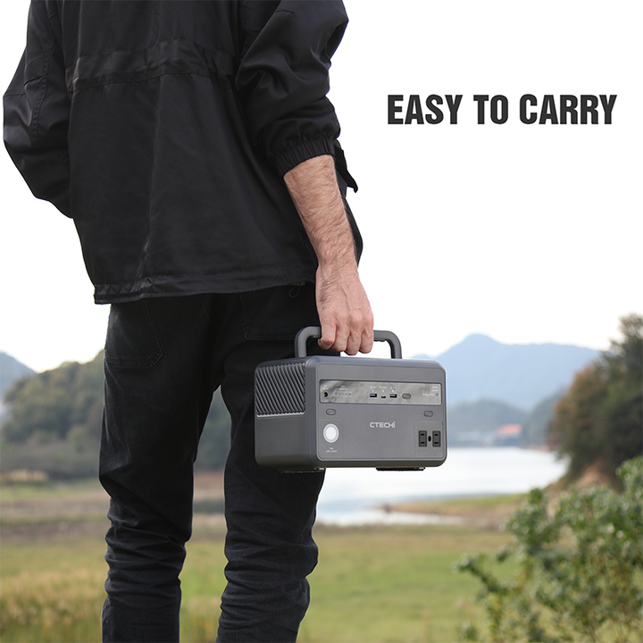 300W Solar Power Supply Camping Use High Capacity Portable Power Station for Camping Outdoor CTECHi