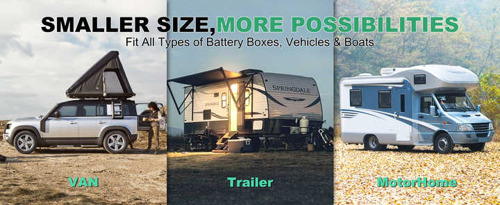Gotion LiFePO4 12V 100Ah Battery Pack Deep Cycle 3000 Cycles for RV Solar Storage Electric Bikes