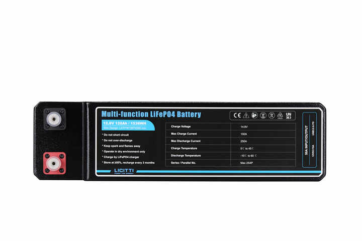 400Ah 128V LiFePO4 Battery High-Capacity Energy Storage System for Solar Power and UPS Applications