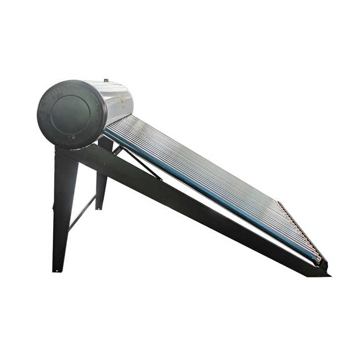 200L Vacuum Tube Heat Pipe Galvanized Steel Solar Water Heater High Efficiency Residential Hot Water System