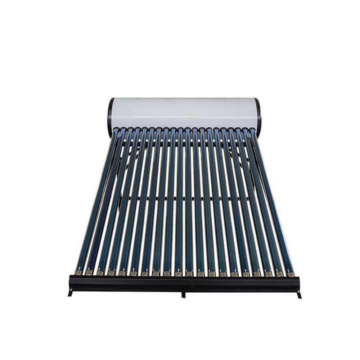 200L Vacuum Tube Heat Pipe Galvanized Steel Solar Water Heater High Efficiency Residential Hot Water System