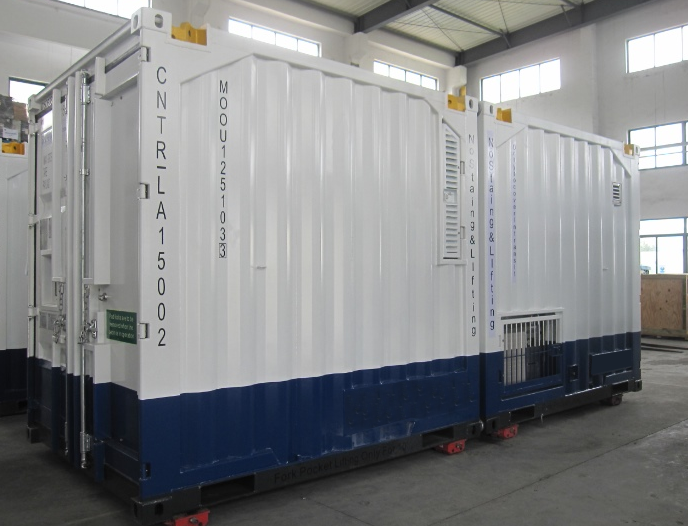 10ft DNV 2.7-1/2.7-2 Offshore Insulated Workshop Container Fire Rated A60 Lifting Angle 45°C for Harsh Environments Singamas