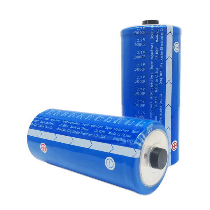 2.7V 100000F Rechargeable Battery Cell 25Ah 60Wh 5C 6C Rate 20000 Cycle Life for Energy Storage Solar Telecom GH