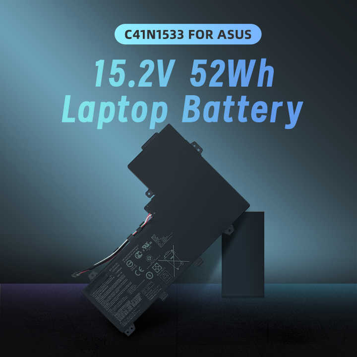 Laptop Battery 15.2V 52Wh Rechargeable Li-ion Polymer Black For ASUS UX560UQ Q524UQ Q534U Models OEM/ODM