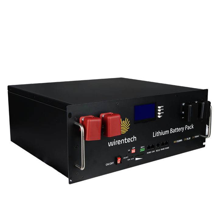 Renewable 5KWh 10KWh Solar Home Energy Storage Lithium Battery 24V 100Ah 200Ah Off-grid Solar Power Systems Wirentech