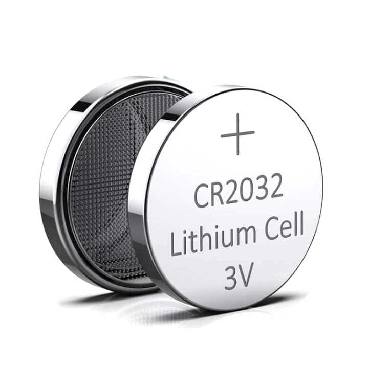 CR2032 3V Lithium Button Cell Battery Coin 210mAh High Capacity for Watches and Consumer Electronics KENSTAR