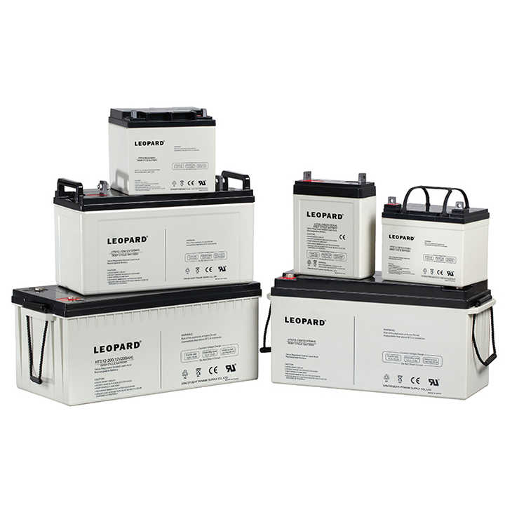 Rechargeable 12V 33Ah AGM Lithium Ion Battery Pack for UPS Solar Energy Storage Systems LEOPARD