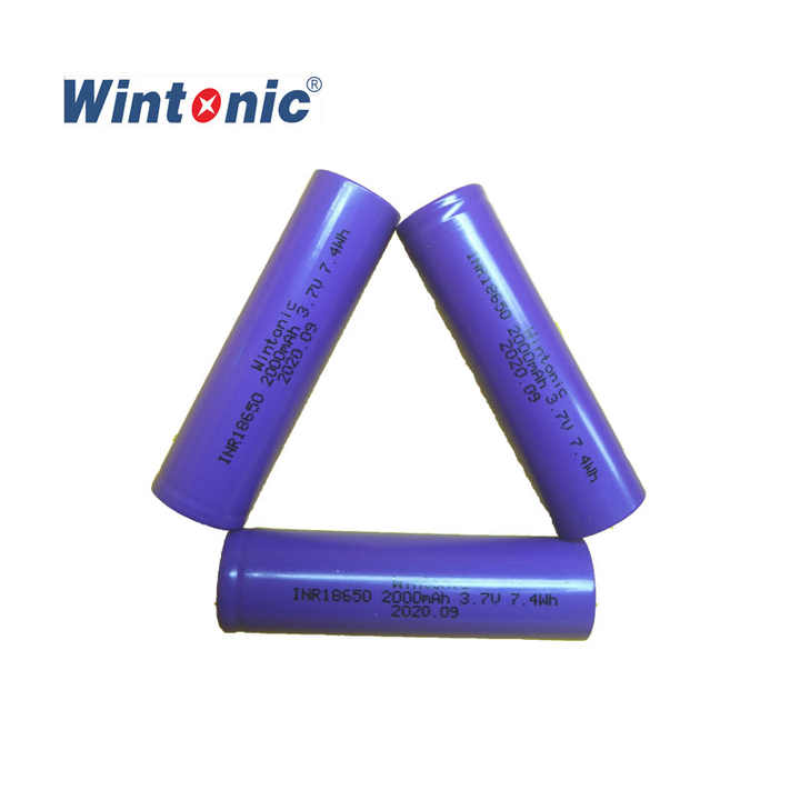 NMC 3.7V 18650 Li Ion Battery Cells 2500mAh High-Capacity Rechargeable for Toys and Small Home Appliances