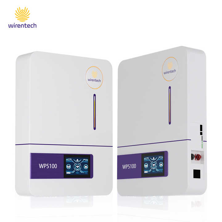 Off Grid Solar Energy System 5kW 51.2V LiFePO4 Battery for Home Power Storage Wirentech