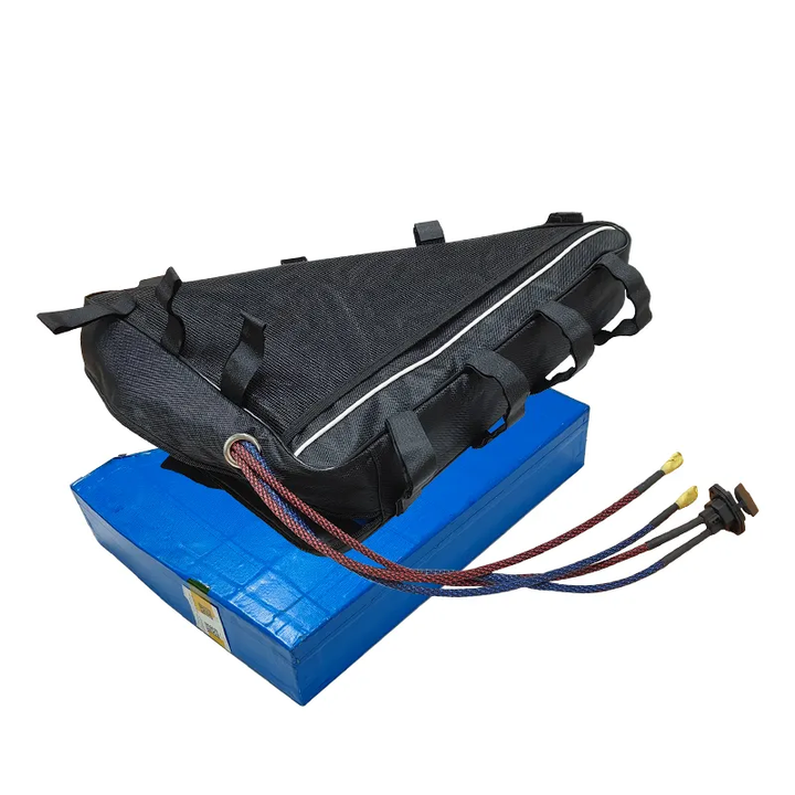 OEM Lithium Ion Battery 48V 15Ah 72V 10Ah 20Ah Triangle Battery 18650 Battery Pack for Electric Bike Mountain Bike with 800 Cycles Long Life and NCM Cathode Materials CNNTNY