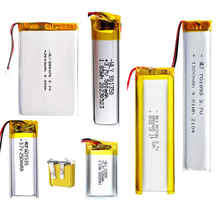 Rechargeable 401035 110mAh 3.7V Lithium Polymer Battery 4*10*35mm for Wearable Devices GPS Medical Equipment WLY