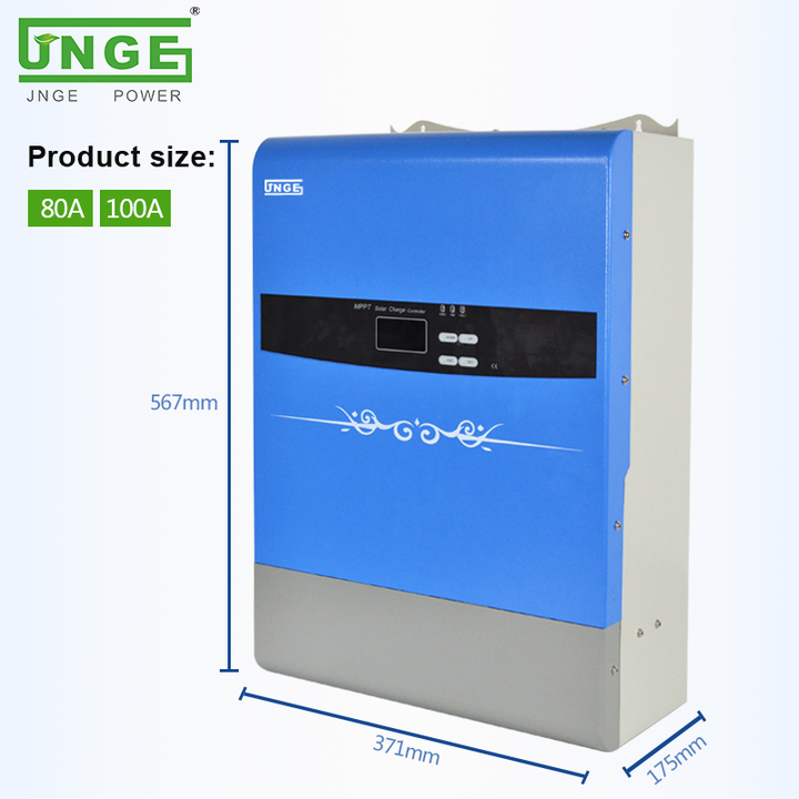 Solar Charge Controller High Voltage MPPT 80A 100A 192V 480V 584V with WIFI RS485 for Solar Energy Systems JNGE