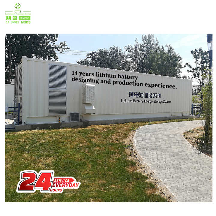 LiFePO4 Battery System 100kWh 300kWh 500kWh 1MWh 2MWh 5MWh Long Life Cycle Container Type Solar ESS