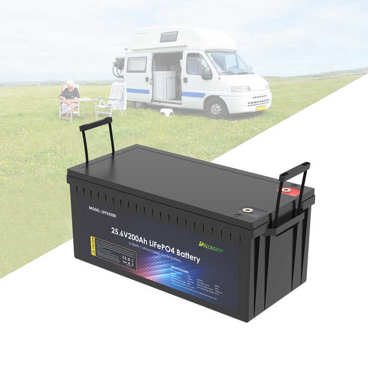 Wholesale 24V 100Ah 150Ah 200Ah 280Ah 300Ah 400Ah 600Ah Solar RV Lithium Ion LiFePO4 Battery Pack with BMS for Solar Energy Storage Systems DELONGTOP
