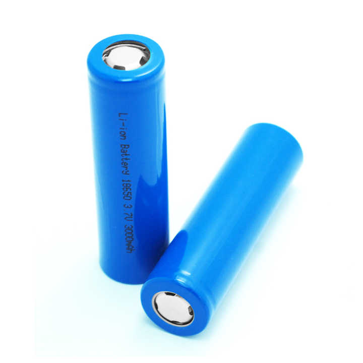 Rechargeable 3.7V 3000mAh 18650 Lithium-ion Battery LiCoO2 Cathode High Cycle Life for Consumer Electronics Power Tools Solar Storage Systems Drone Robot Vacuum