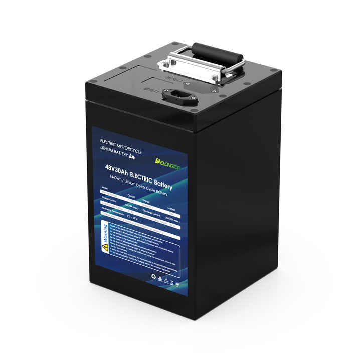 48V LiFePO4 Power Battery Pack 20Ah 6500 Cycles Long Life for E-Bikes Motorcycles DELONG