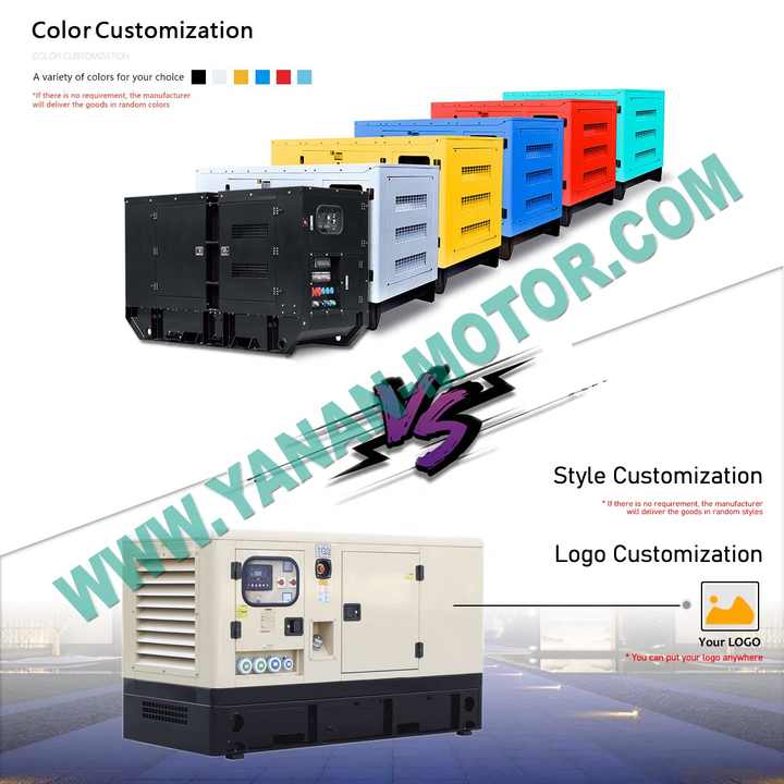 Super Silent Diesel Generator 30kw-500kw Power Portable Generator 30kw 100kw 200kw Generators Set Yanan