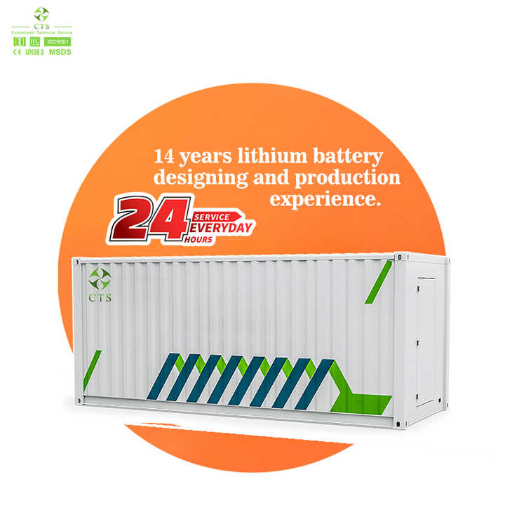 LiFePO4 Battery System 100kWh 300kWh 500kWh 1MWh 2MWh 5MWh Long Life Cycle Container Type Solar ESS