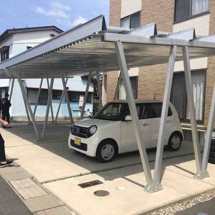 Aluminium Stainless Steel Solar Mounting Structure Anodized Finish Carport Roof Framing System Empery Solar