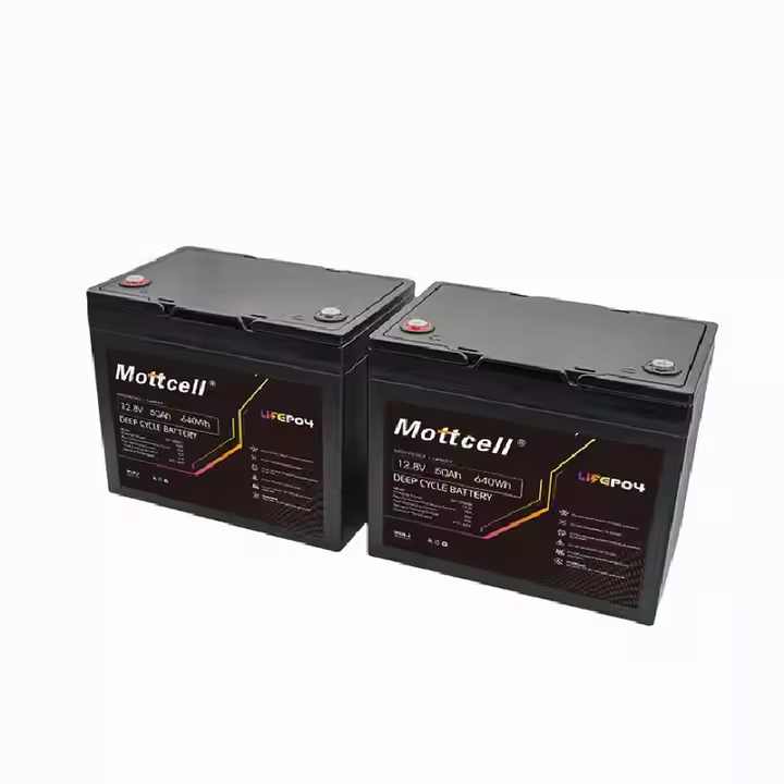 12.8V 100Ah LiFePO4 Battery Cell Deep Cycle Rechargeable for Solar Energy Storage Systems Mottcell