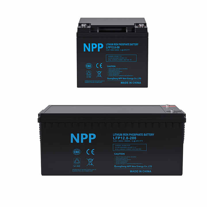 12V 150Ah LiFePO4 Solar Battery Pack 12.8V Long Cycle Life Built-in BMS for Energy Storage Systems NPP