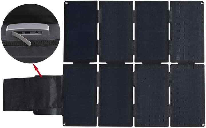 60W Foldable Portable Solar Panel Charge Kit for On-the-Go Charging Empery Solar
