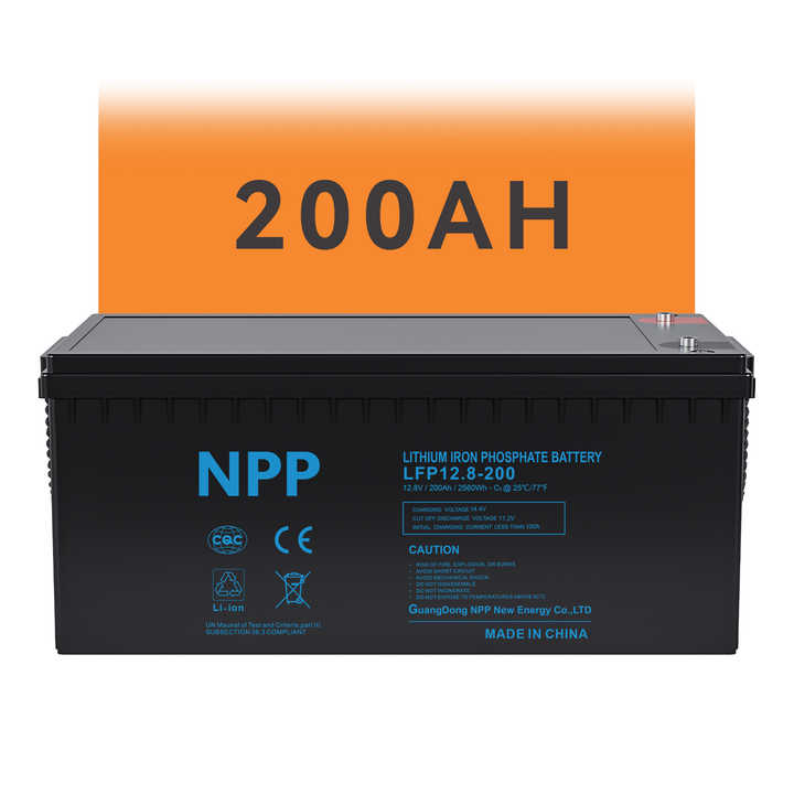 Lifepo4 12v Energy Storage Battery 24v 48v 50ah 100ah 200ah 300ah 400ah Lithium Iron Phosphate Battery with Built-in BMS for Solar Energy Storage Systems and Home Appliances NPP
