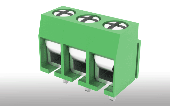 PCB Terminal Block KF126V-5.00mm 300V UL 10A UL 20mΩ(Max) for Energy Storage and Battery Systems