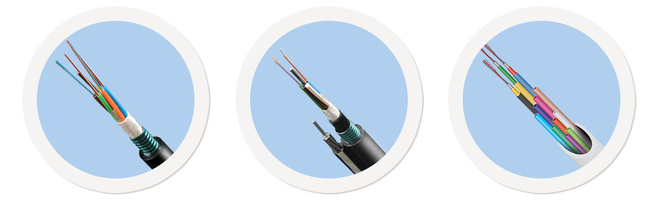Optic Fiber Cable Outdoor High-Performance for Telecommunication Applications ZTT