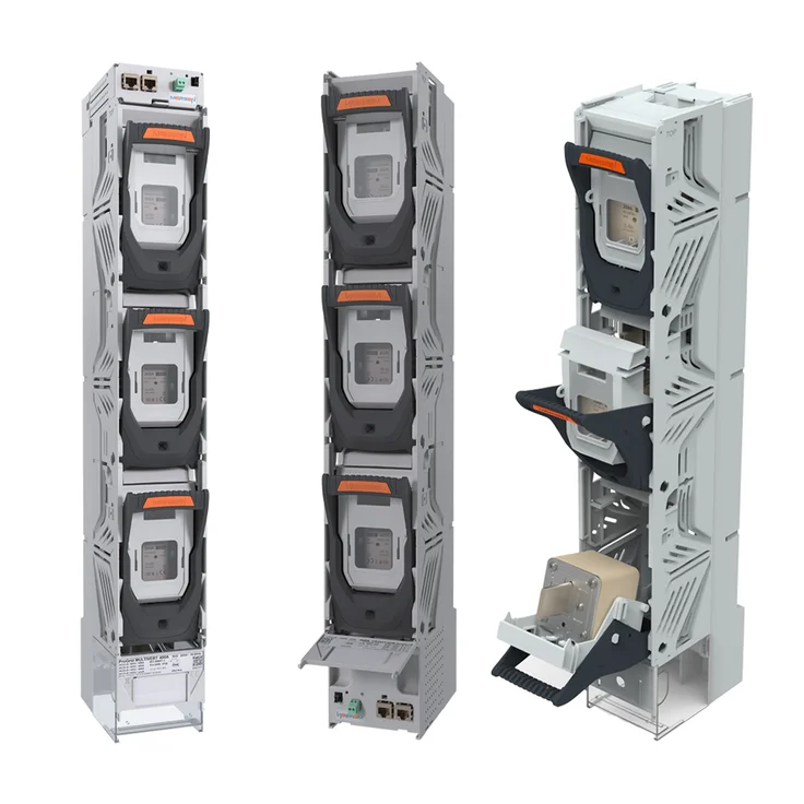 NH Fuse Switch Disconnector ProGrid Size 3 3x1-pole Switching 185mm Busbar System for Substation Protection MERSEN