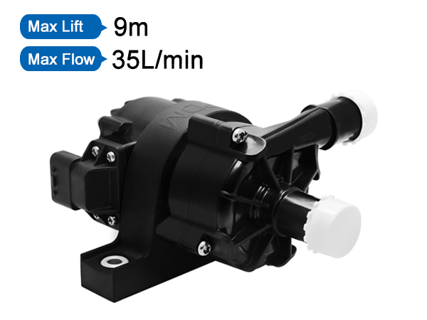 EV Charger Cable Cooling Pump 48V 0-1.2m Head ≤37dB Lin Control IP67 0-85℃ Medium Temperature for New Energy Automotive Cooling Circuits SPMPUMP