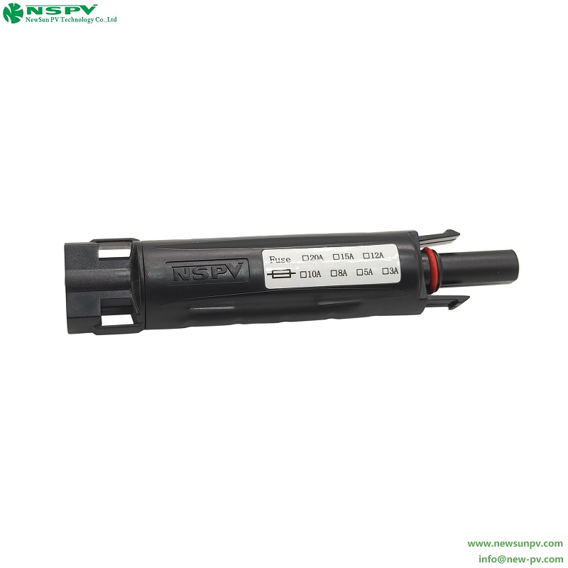 Solar Inline Fuse Connector 1000VDC 4 Types Anti-Aging Anti-Ultraviolet Outdoor Use