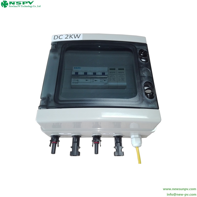 Solar Combiner Box DC String Combiner Box Array Junction Box Customized for Solar Power Systems