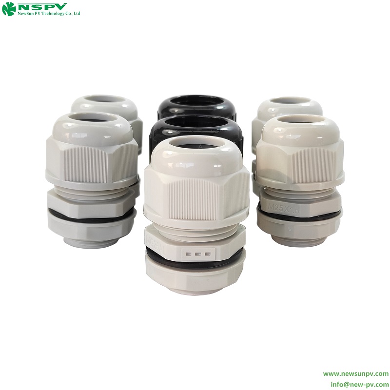 Solar 25mm Plain to Screwed Adaptor Waterproof Type Cable Protection for Solar Energy Systems