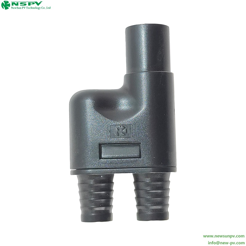 PV3.0 DC Solar Cable Connector Rubber Insulation IP67 Waterproof 30A Rated Current for Solar System Assembly