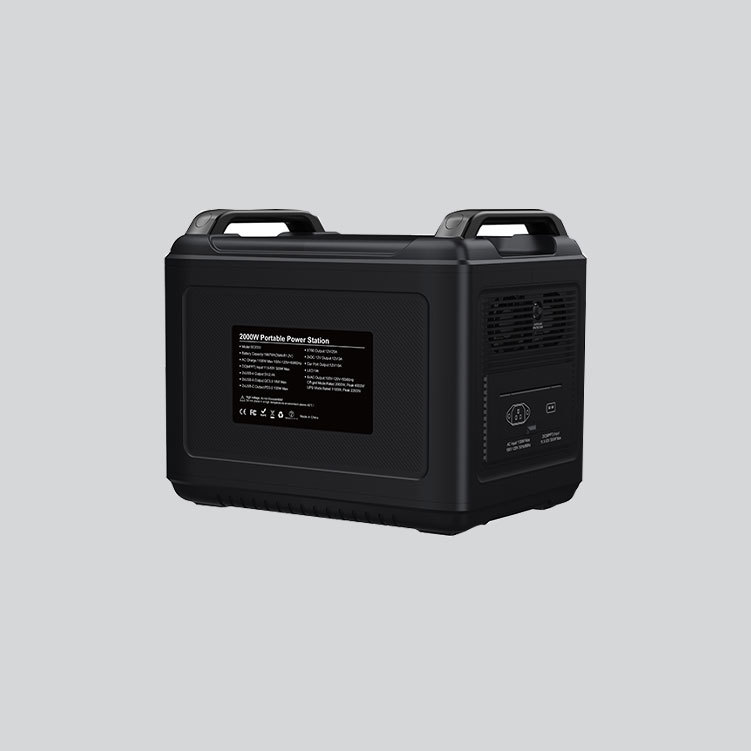 Win Power 2048 Portable Outdoor Power Supply 2000W Bi-Directional High Power Storage 2048Wh LiFePO4 Battery for Solar Energy Backup Power