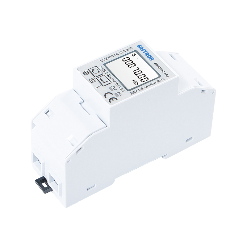 LoRaWAN 100A Din Rail Single Phase Multi-function Energy Meter High Accuracy Class 1 Remote Monitoring for Residential and Industrial Applications