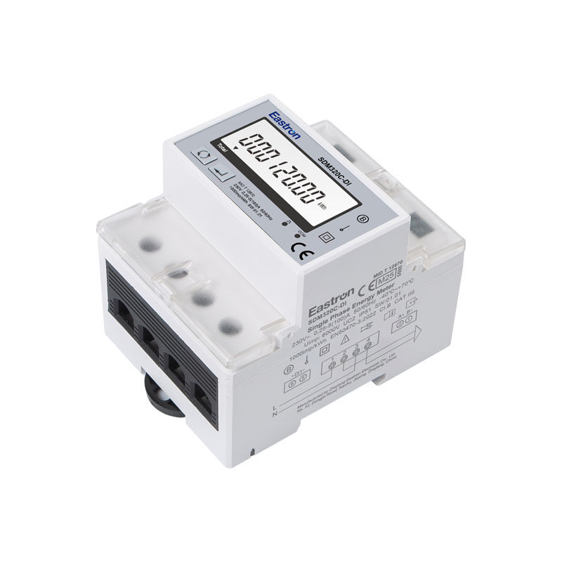 RS485 Modbus Single Phase Remote Control Multi-function Energy Meter Bi-directional Measurement 100A Direct Connection Class 1.0 Accuracy