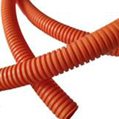 Orange Polyamide Tubing Flame-Retardant Flexible Anti-Friction Heat Resistant to 125℃ Electric Insulation Protection for EV and Energy Storage Systems