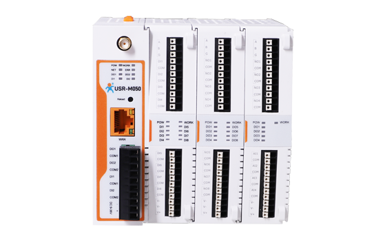 USR-M050 Network IO Controller 2DI+2DO Dual-band WiFi & Ethernet Remote Data Acquisition & Control System for Industrial Automation