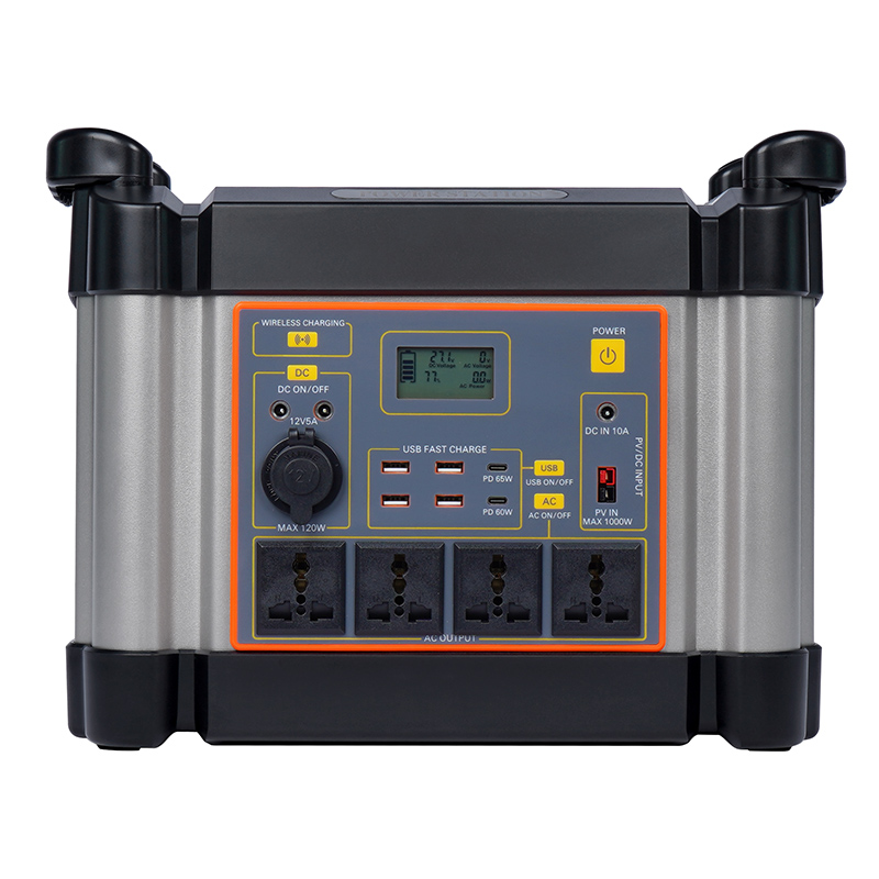 SRYG1000 External AC Charging 25.9V40AH 1036WH 1kW Max 2kW Power Backup Portable Energy Storage for Home and Outdoor Use