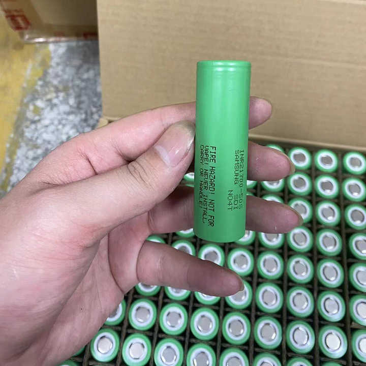 Rechargeable Lithium Ion Samsung 21700 Battery 5000mAh 21700 50S 5C 10C 45A High-Capacity Power Battery for Electric Vehicles and Energy Storage Systems KXD