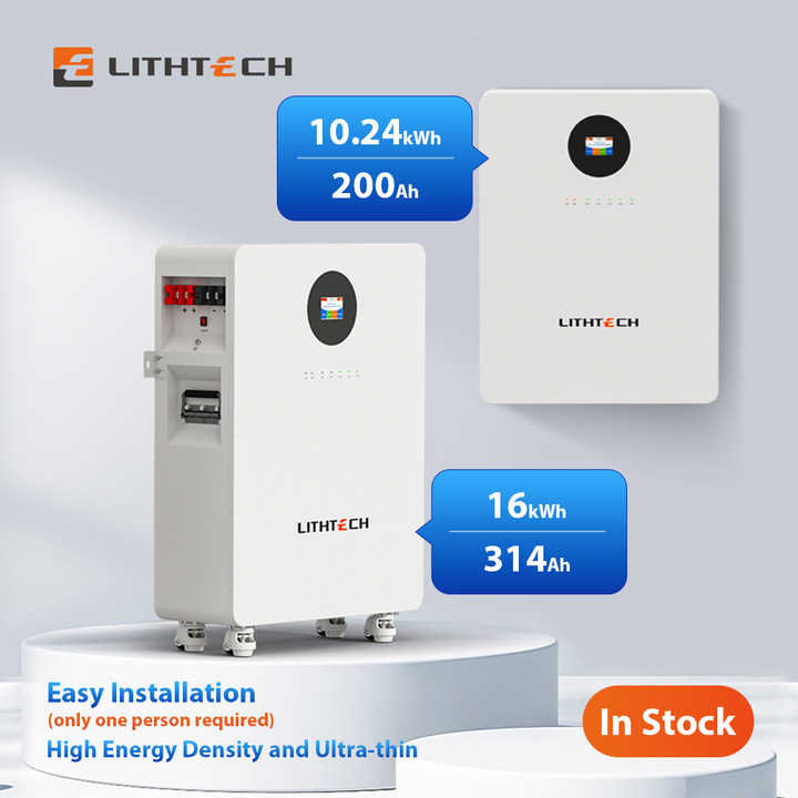 5kWh 10kWh 15kWh Solar Storage System 51.2V Home Inverter with LiFePO4 Battery 48V 100Ah 200Ah 280Ah Power Wall for Residential Energy Storage LITHTECH