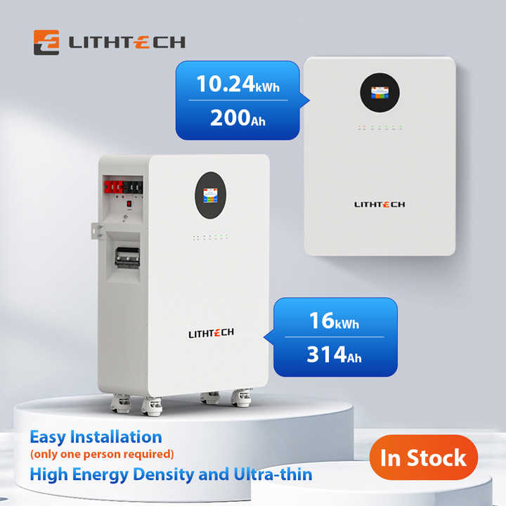 48V 300AH Home Energy Storage Lithium Ion Lifepo4 Battery Floor Standing 100AH 200AH 5Kwh 10Kwh 15Kwh 20Kwh 30KWH Battery Off-Grid Hybrid On-Grid Systems Solar Storage Solutions Lithtech