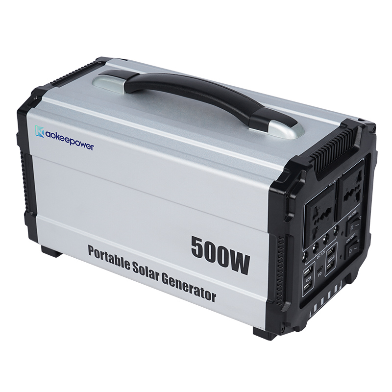 SRYG500C Built-in AC Charging 500Wh 500W Max 1000W Power Station for Home Backup & Outdoor Use