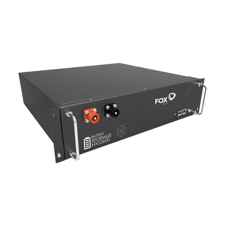 Solar Lithium Battery Pack LiFePO4 High Voltage Energy Storage System 51.2V Black FOXESS