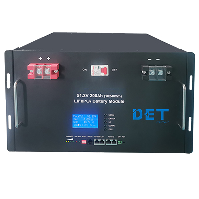 Powerwall 7kW Battery 48V 200Ah 51.2V 300Ah Off-Grid Energy Storage System for Residential and Commercial Use DET